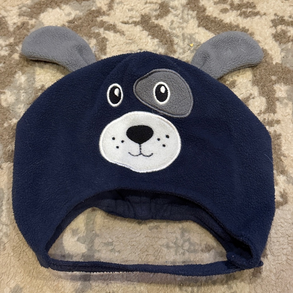 Baby Cute Navy Blue Dog Ear Hat size 6 Months